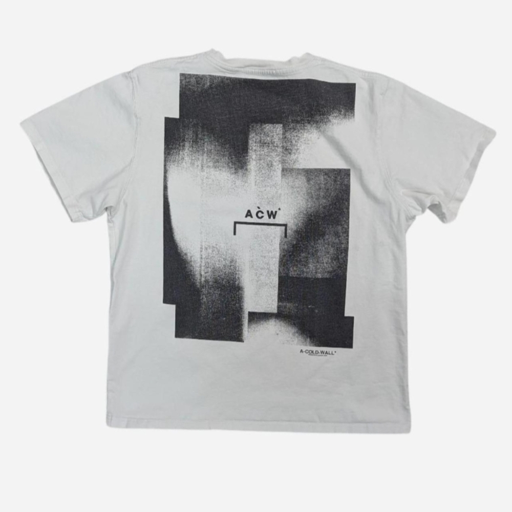 A-COLD-WALL‎ graphic T-shirt white cotton size Medium presented by Samuel Ross